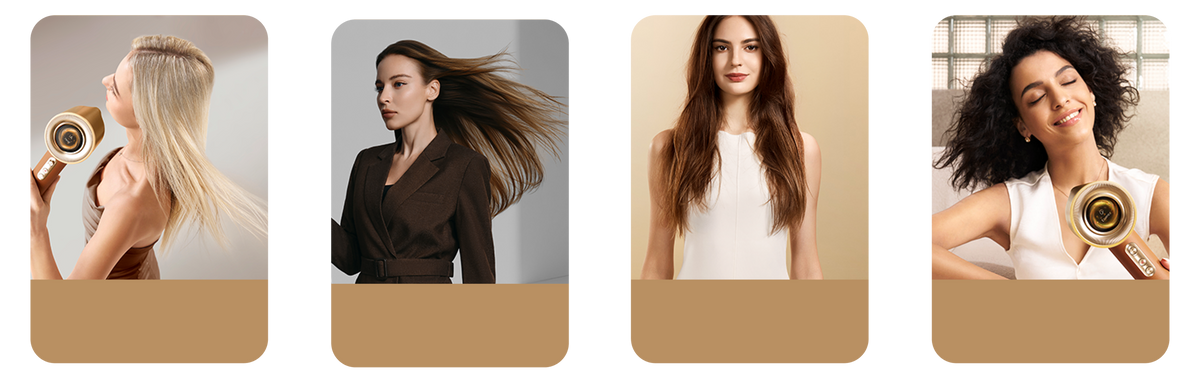 Quatre types de cheveux compatibles avec Aero Straight