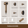 Contenu de la boîte du Dreame Pilot Smart AI avec étui de rangement en cuir