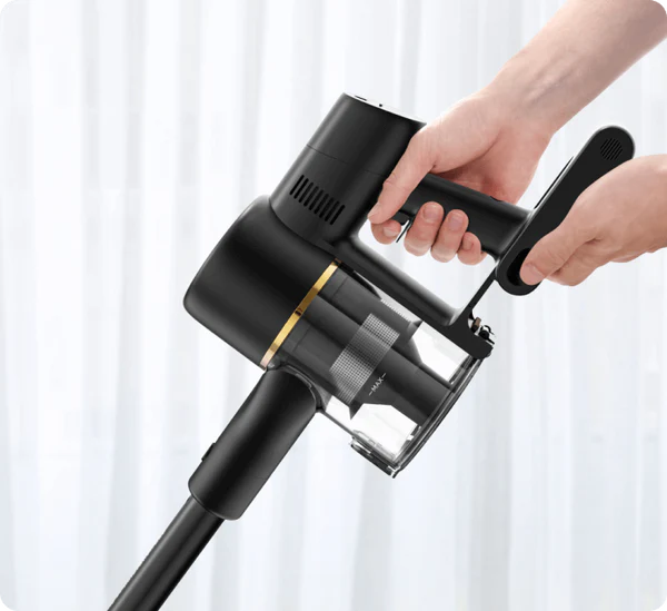 Batterie interchangeable pour prolonger le nettoyage.