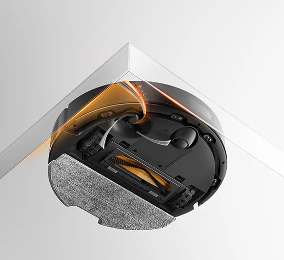 Nettoyage des bords jusqu’aux coins pour une couverture étendue